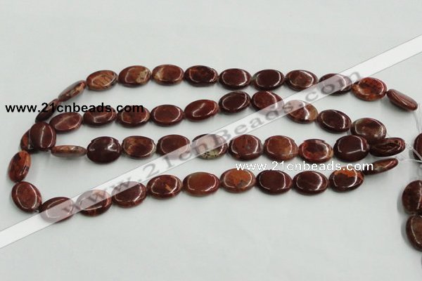 COP522 15.5 inches 13*18mm oval red opal gemstone beads wholesale