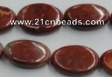 COP523 15.5 inches 18*25mm oval red opal gemstone beads wholesale