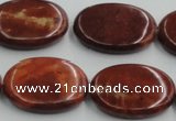 COP524 15.5 inches 22*30mm oval red opal gemstone beads wholesale