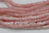 COP57 15.5 inches 2.5*3.5mm column natural pink opal gemstone beads