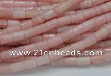 COP58 15.5 inches 4*7mm column natural pink opal gemstone beads