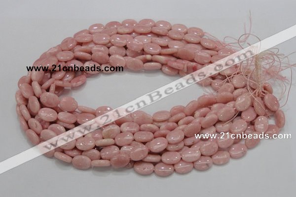 COP63 15.5 inches 10*14mm oval natural pink opal gemstone beads