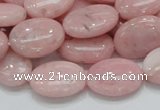 COP65 15.5 inches 14*18mm oval natural pink opal gemstone beads