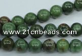 COP652 15.5 inches 8mm round green opal gemstone beads wholesale