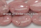 COP66 15.5 inches 18*25mm oval natural pink opal gemstone beads