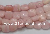 COP67 15.5 inches 8*8mm square natural pink opal gemstone beads