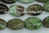 COP678 15.5 inches 13*18mm oval green opal gemstone beads