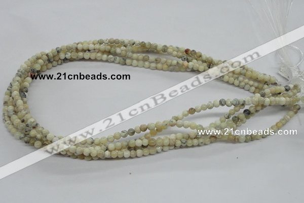 COP800 15.5 inches 4mm round natural African opal beads