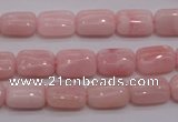 COP81 15.5 inches 8*12mm rectangle natural pink opal gemstone beads