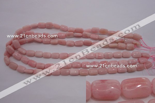 COP81 15.5 inches 8*12mm rectangle natural pink opal gemstone beads