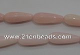 COP87 15.5 inches 8*20mm teardrop natural pink opal gemstone beads