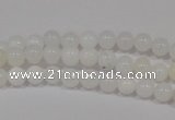 COP900 15.5 inches 6mm round natural white opal gemstone beads