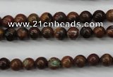 COP951 15.5 inches 6mm round green opal gemstone beads wholesale