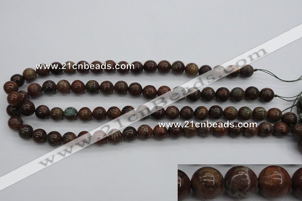 COP952 15.5 inches 8mm round green opal gemstone beads wholesale