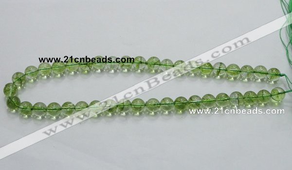 COQ01 16 inches 10mm round dyed olive quartz beads wholesale