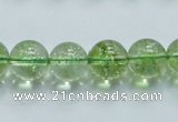 COQ03 16 inches 4mm round dyed olive quartz beads wholesale