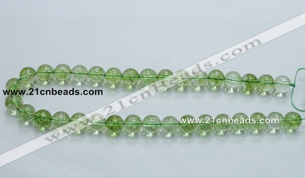 COQ03 16 inches 4mm round dyed olive quartz beads wholesale