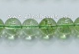 COQ07 16 inches 16mm round dyed olive quartz beads wholesale