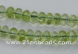 COQ20 16 inches 5*10mm rondelle dyed olive quartz beads wholesale