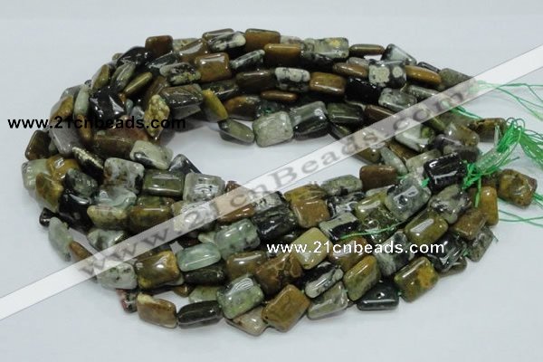 COS08 15.5 inches 12*16mm rectangle ocean stone beads wholesale