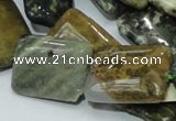 COS09 15.5 inches 18*25mm rectangle ocean stone beads wholesale