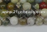 COS221 15.5 inches 6mm round ocean stone beads wholesale