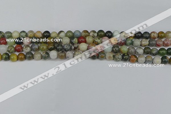 COS221 15.5 inches 6mm round ocean stone beads wholesale