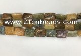 COS252 15.5 inches 12*16mm rectangle ocean stone beads wholesale