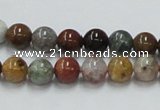 COS39 15.5 inches 8mm round ocean stone beads wholesale