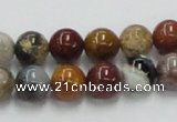 COS40 15.5 inches 10mm round ocean stone beads wholesale