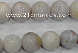 COS60 15.5 inches 13mm round ocean stone beads wholesale