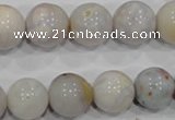 COS60 15.5 inches 13mm round ocean stone beads wholesale