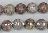 COT04 15.5 inches 14mm round osmanthus stone beads wholesale