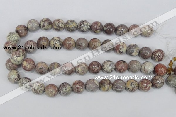 COT04 15.5 inches 14mm round osmanthus stone beads wholesale