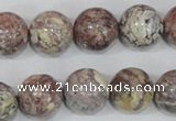 COT05 15.5 inches 16mm round osmanthus stone beads wholesale