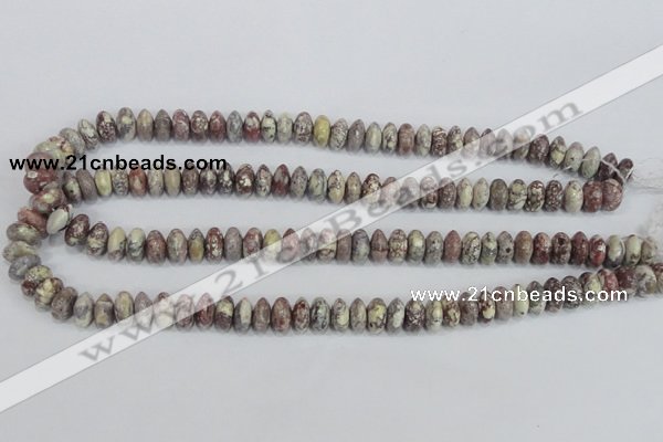 COT07 15.5 inches 5*10mm rondelle osmanthus stone beads