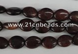 COV11 15.5 inches 8*10mm oval red tiger eye beads wholesale