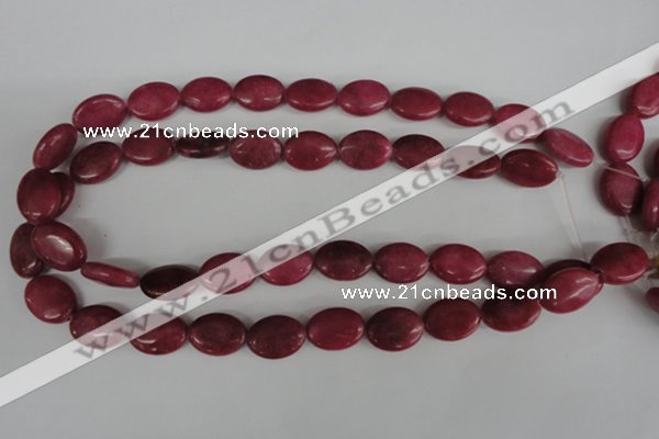 COV123 15.5 inches 13*18mm oval candy jade beads wholesale