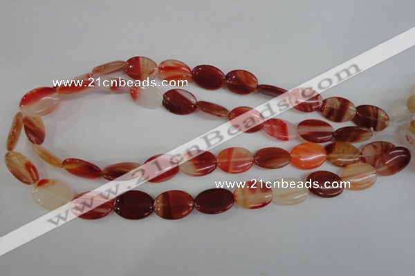 COV129 15.5 inches 13*18mm oval red agate beads wholesale