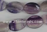 COV135 15.5 inches 13*18mm oval fluorite gemstone beads wholesale