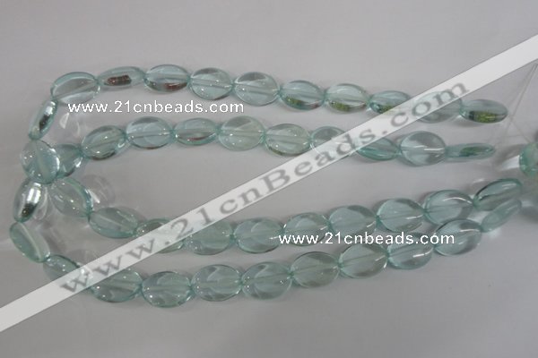 COV146 15.5 inches 13*18mm oval glass beads wholesale