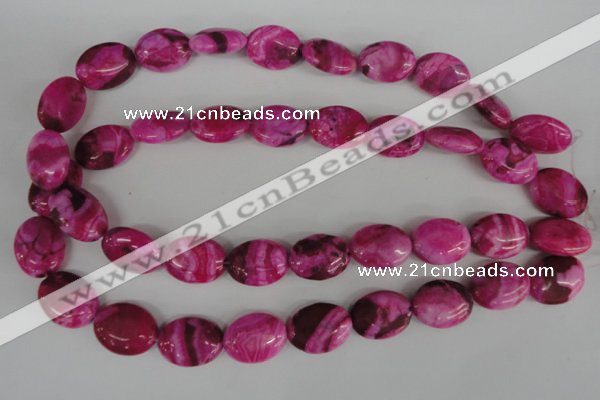 COV154 15.5 inches 15*20mm oval crazy lace agate beads wholesale