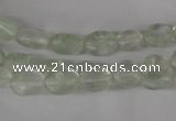 COV42 15.5 inches 8*10mm oval watermelon green beads wholesale