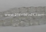COV43 15.5 inches 8*10mm oval watermelon white beads wholesale