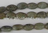 COV51 15.5 inches 8*12mm oval labradorite beads wholesale