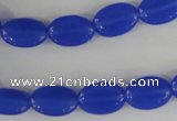 COV64 15.5 inches 10*14mm oval candy jade beads wholesale