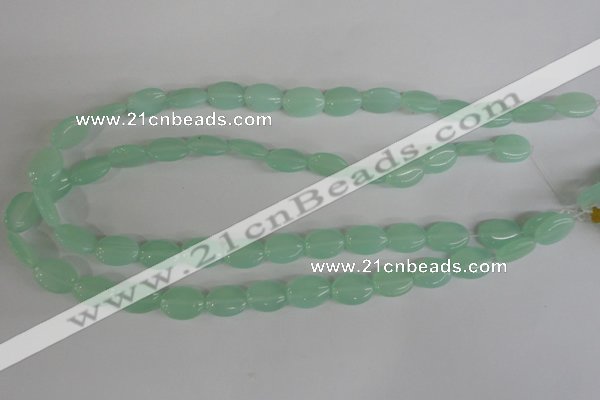 COV65 15.5 inches 10*14mm oval candy jade beads wholesale