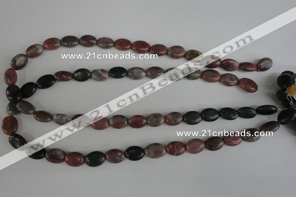 COV79 15.5 inches 10*14mm oval Indian agate beads wholesale