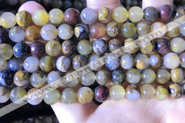 CPB1023 15.5 inches 7mm round natural pietersite beads