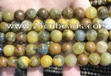 CPB1054 15.5 inches 12mm round golden pietersite beads wholesale